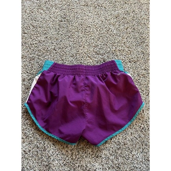 LOT of 2 NIKE size S SHORTS Running Training Lined Blue Purple K23 - Picture 5 of 10